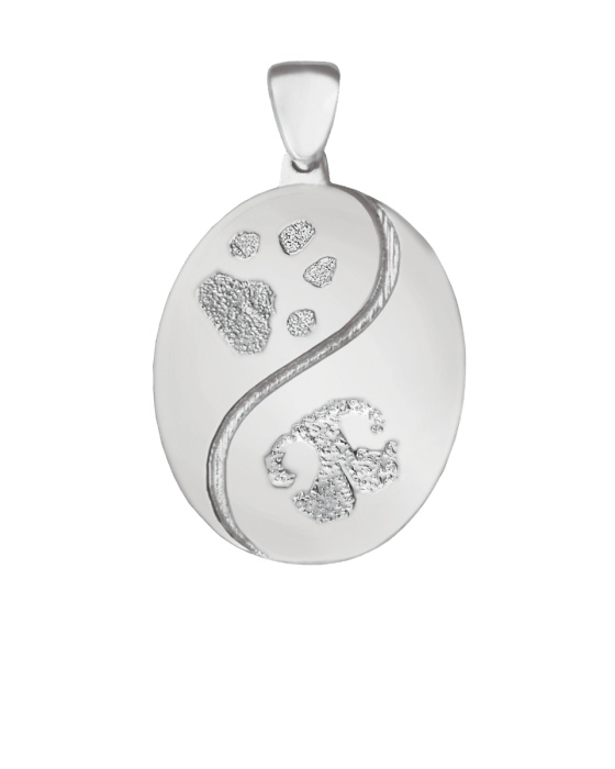 Pet Swirl Print Keepsake Pendants